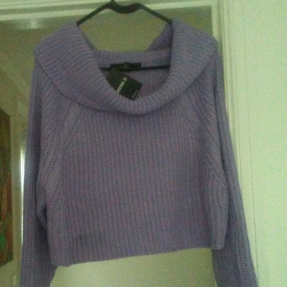 SALE.   Ladies Off The Shoulder Sweater.  WAS 12.00. NOW 10.00